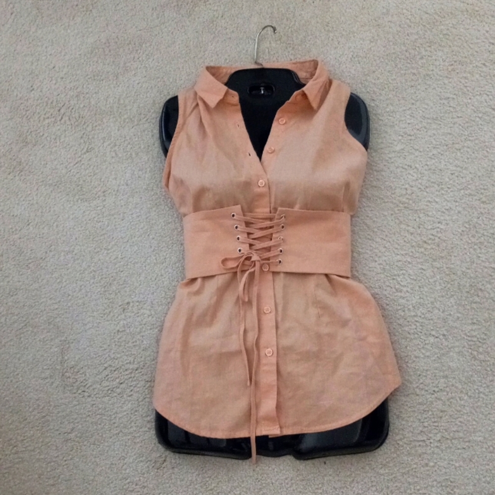 NWOT VENUS Sexy Sleeveless Laced-Up Corset Top Size S